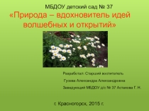 Презентация Природа вдохновитель идей волшебных и открытий