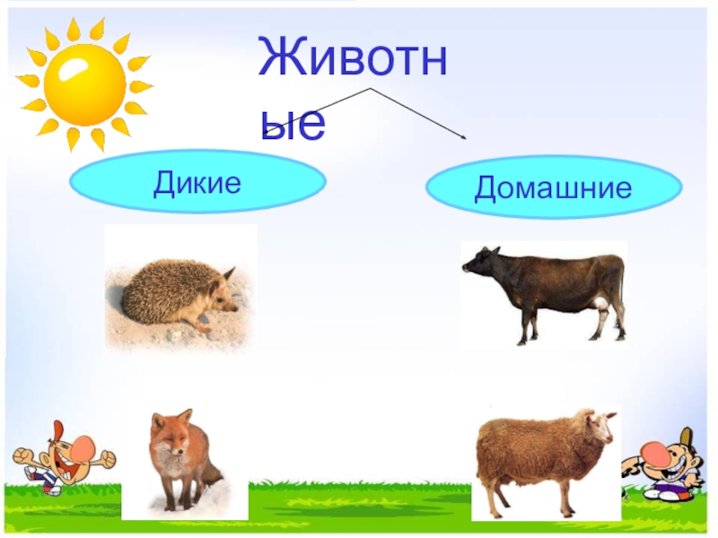 Презентация интегрированного урока по окружающему миру Домашние животные и литературного чтения Т. В. Белозеров. Хомячок 2 класс ЖивотныеДикиеДомашние ЖивотныеДикиеДомашние