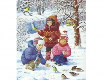 ПРЕЗЕНТАЦИЯ ПО РУССКОМУ ЯЗЫКУ ПО ТЕМЕ РАЗВИТИЕ РЕЧИ. Составление рассказа по серии сюжетных картинок (кормушка)