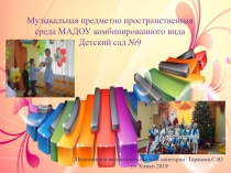 Музыкальная предметно пространственная среда в МАДОУ Детский сад комбинированного вида№9