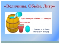 Презентация к предметному модулю Время и числовая информация Объем