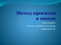 Педагогический проект презентация на тему: Проекты в школе