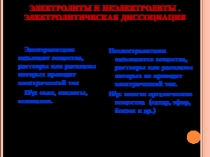 Презентация Гидролиз солей