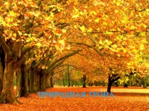 Презентация по окружающему миру Экологическая тропа  (Осень)