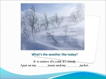 Презентация по английскому языку к УМК Spotlight 2 по теме Weather