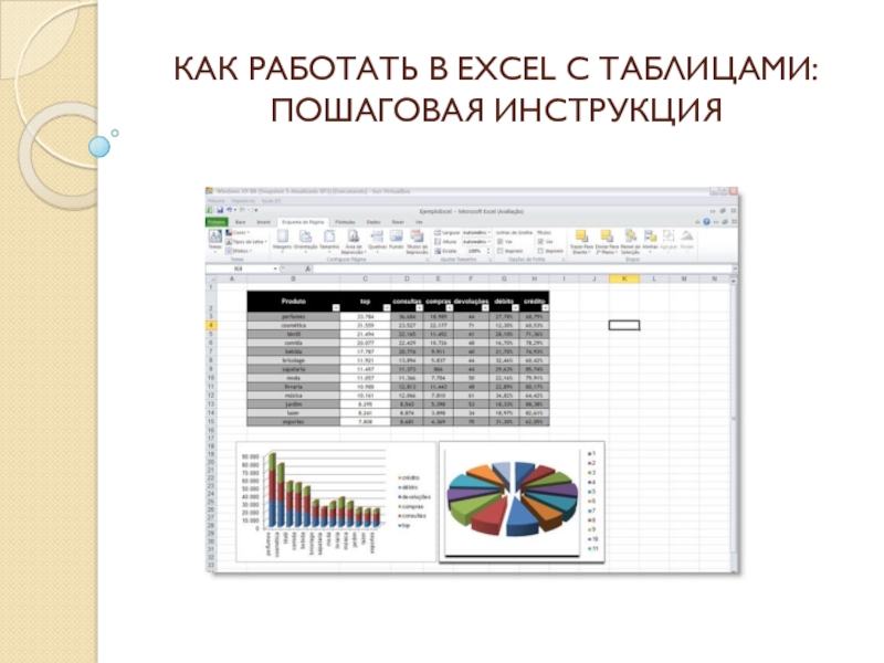 КАК РАБОТАТЬ В EXCEL С ТАБЛИЦАМИ