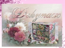 Тарелка в технике декупаж