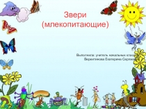Презентация по окружающему миру  Звери (млекопитающие)(1 класс)