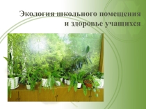 Экология школьного помещения