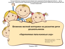 Презентация для логопеда и воспитателя на тему Картотека пальчиковых игр