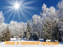 Презентация по окружающему миру Зима в неживой природе 2 класс