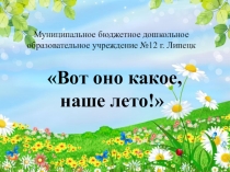 Презентация. Вот оно какое наше лето