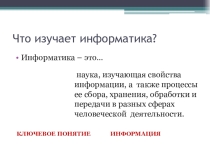 Презентация по информатике информация в природе