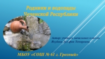 Презентация к уроку русского языка  Родники и водопады Чеченской Республики