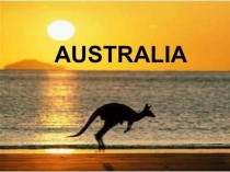 Презентация по английскому языку по теме Australia