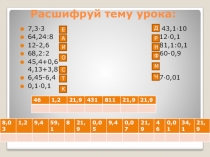 Презентация по алгебре Среднее арифметическое