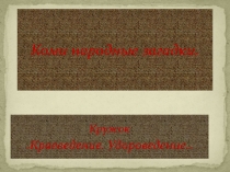 Исследовательская работа . Коми народные загадки.