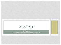 Advent