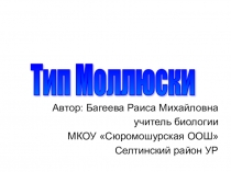 Презентация по биологии на тему Моллюски