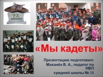 Презентация по внеурочной деятельности на тему Мы кадеты