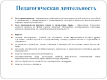 Портфолио преподавателя русского языка и литературы для СПО на I категорию (2 часть)