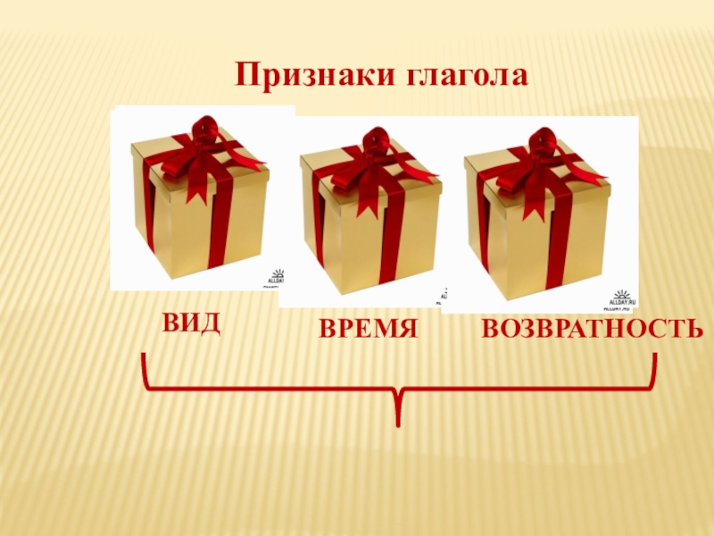 Презентация по русскому языку на тему Причастие Признаки глаголаВИДВРЕМЯВОЗВРАТНОСТЬ Признаки глаголаВИДВРЕМЯВОЗВРАТНОСТЬ