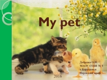 Презентация к уроку английского языка на тему My pet (2 класс)