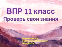 Презентация по географии Проверь свои знания при подготовке к ВПР (11 класс)