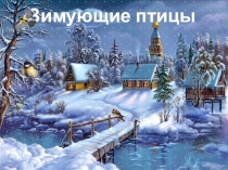 Презентация по развитию речи Зимующие птицы