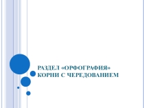 ГИА. Раздел Орфография. Гласные