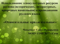 Презентация по русскому языку на тему Разряды имён прилагательных (6 класс)