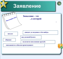Презентация к уроку письма по теме Заявление для 7, 8 классов коррекционной школы 8 вида
