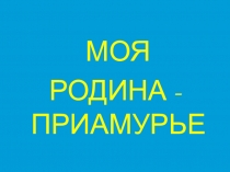 Презентация к внеклассному мероприятию по патриотическому воспитанию Моя Родина - Приамурье