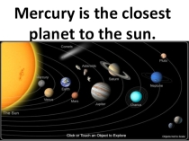 Презентация по английскому языку по теме The inner planets of the solar system
