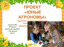 Проектная деятельность в ДОУ Юные агрономы