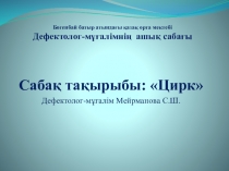 Презентация к уроку Цирк