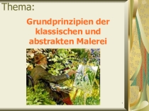 Grundprinzipien der klassischen und abstrakten Malerei