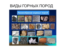 Презентация по географии на тему Виды горных пород (6 класс) к учебнику Е.М. Домогацких, Н.И. Алексеевский география 6 класс