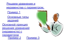 Презентация по математике Решаем уравнения с параметром