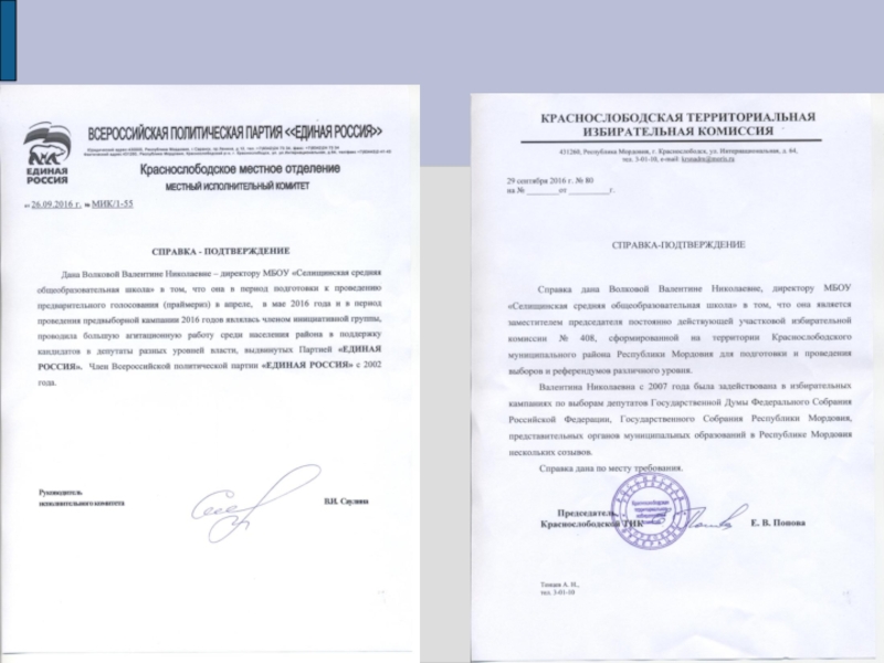 Презентация портфолио Волковой В.Н.