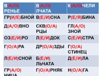 Презентация Безударные гласные в корне слова