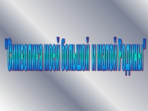 Символика моей большой и малой Родины.