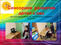 Сенсорное развитие детей с овз