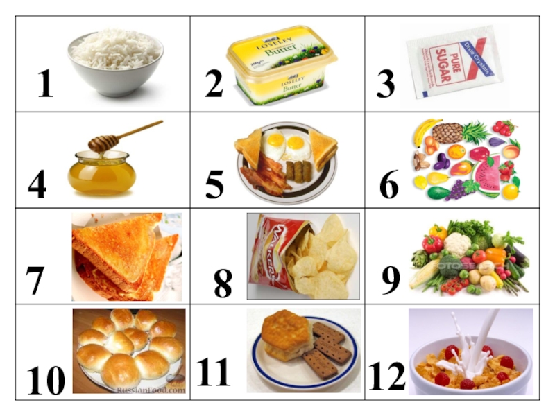 Презентация: What's for breakfast? Form 5 123456789101112 123456789101112