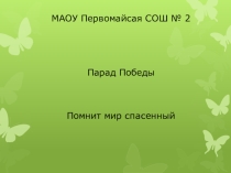 Презентация 9 мая репортаж с праздника