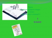 Презентация по окружающему миру на тему:  Где живут слоны?