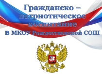 Презентация Гражданско-патриотическое воспитание в школе