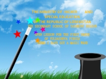 DEMO SLIDE ON THE THEME:'' I HAVE A MAGIC WAND''