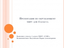 Презентация по окружающему миру Лес и человек