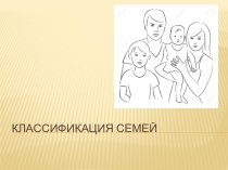 Презентация к выступлению на педагогическом совете Классификация семей